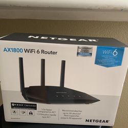 AX1800 Wi-Fi 6 Router -black 