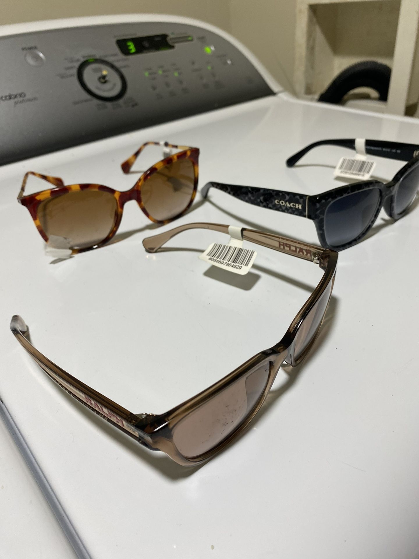 (3) Designer Sunglasses (NEW) Coach Ralph Lauren