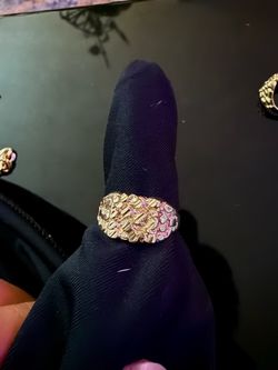 10k nugget ring