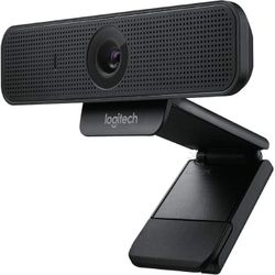 Logitech C925-E Webcam, HD 1080p/30fps Video Calling, Light Correction, Autofocus, Clear Audio, Privacy Shade, Works with Skype Business, WebEx, Lync,