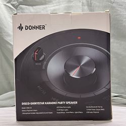 Donner Disco Shinystar Karaoke Speaker