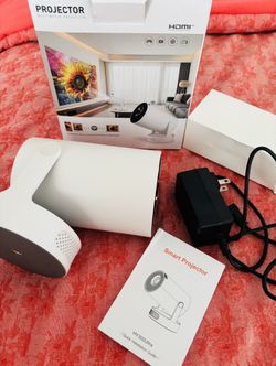 Projector for Books, With Wifi & Bluetooth, 4k HD, Auto Keystone, Low-Latency Mode and 180° Rotation Adapt to Reading or Gaming