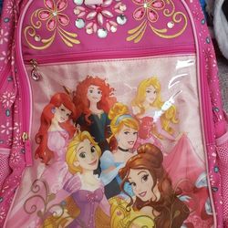 BRAND NEW DISNEY PRINCESS BACKPACK WITH WHEELS