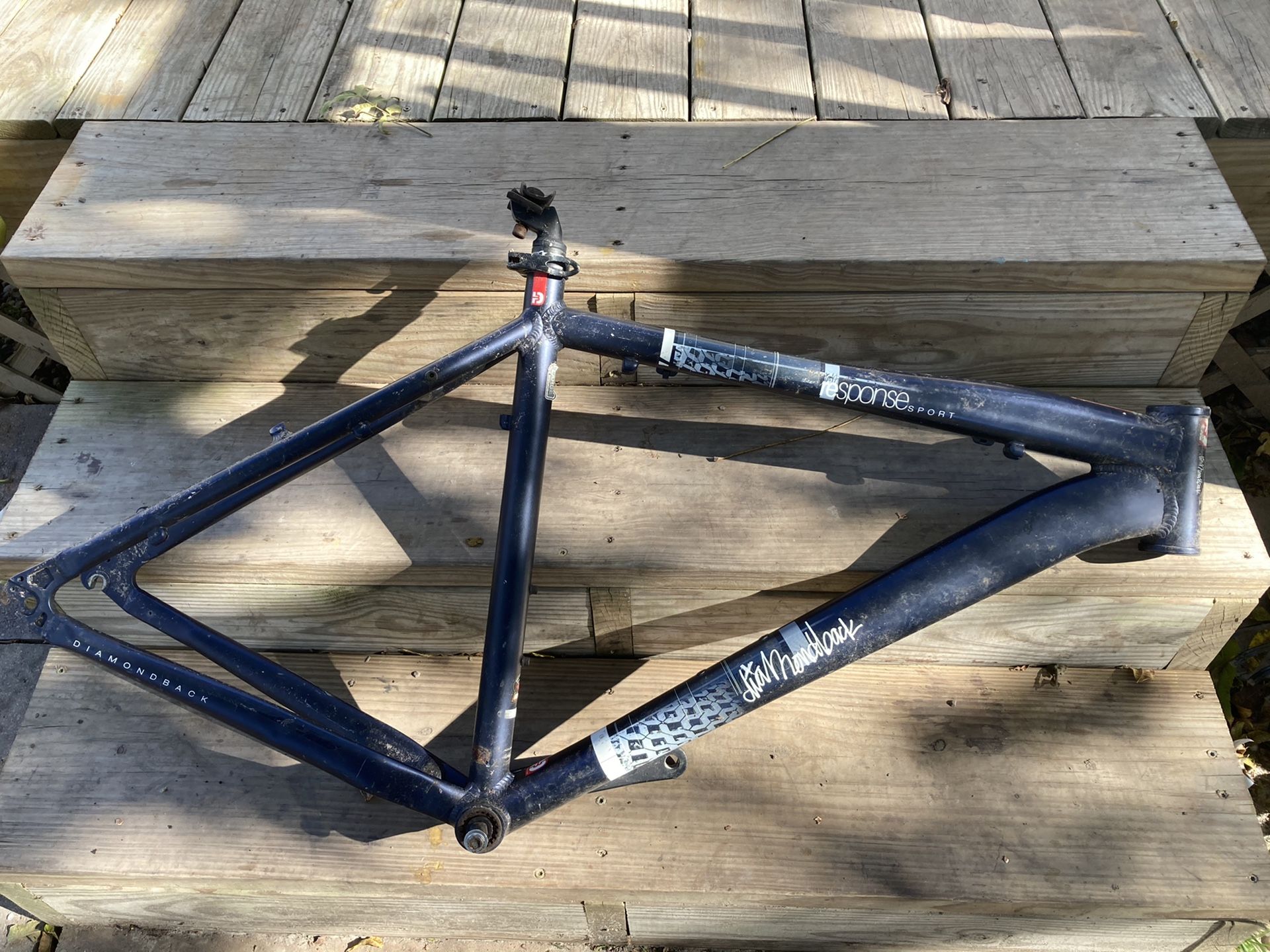 Diamond back frame