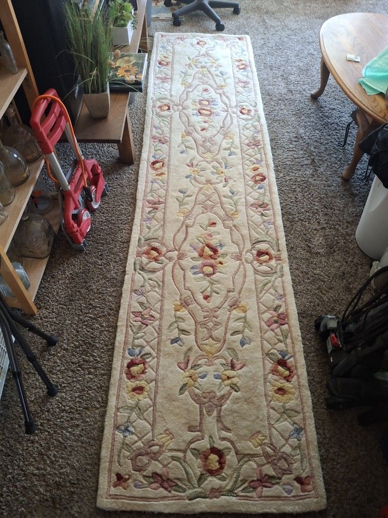 rugs plush Runnerbeautiful pastel colors