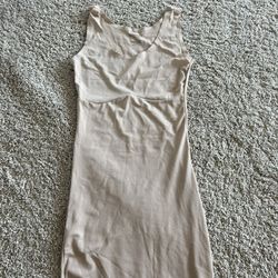 Skinnygirl Slip-On Bodysuit – Size M – Beige