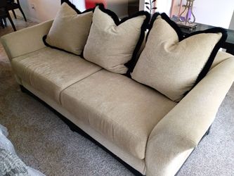 Gold Couch and Love Sofa