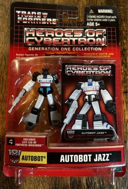 G1 Collection TransformersAutobot Jazz Heroes of Cybertron Hasbro 2003