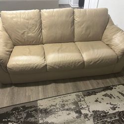 Leather sofa