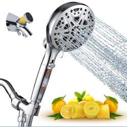 Aroma Filtered Handheld Shower Head. Nine High Pressure Adjust the Flow of Water. Brand New 