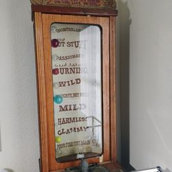 Antique Love Tester-vending machine