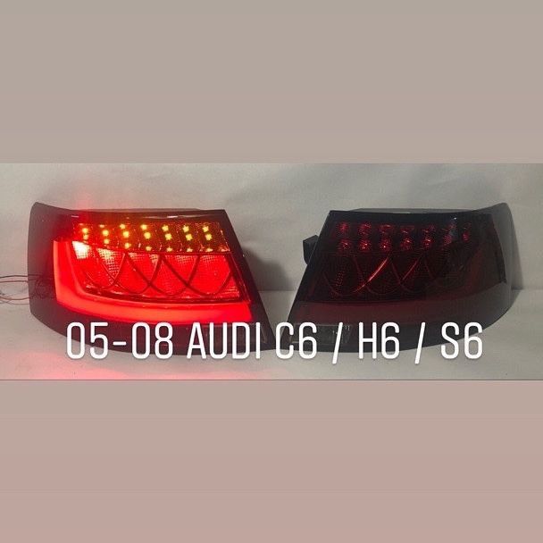 05-08 Audi A6 / A6 Quattro Sedan taillights  calaveras micas luces traseras 