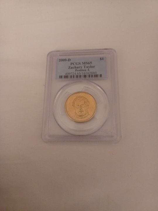 Zachary Taylor Presidential Dollar Position A MS66