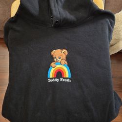 Teddy Fresh XL Hooded Sweatshirt