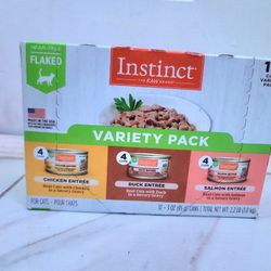 Instinct Instinct Flaked Entrée Variety Pack Cat Food 12pk
