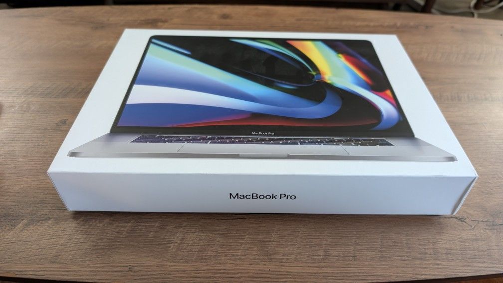 MacBook Pro 16" Intel i7 2.6ghz 6 Core AMD Radeon Pro 5500M 8 GB Intel UHD Graphics (contact info removed) MB 32GB RAM 1 TBSSD