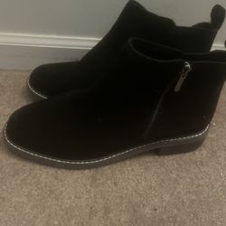 New  Suede Black Boots 
