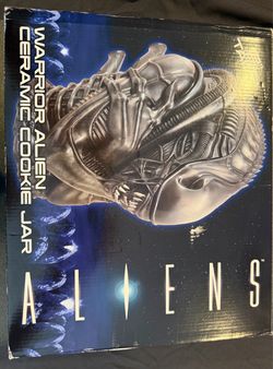 Alien Warrior collectible cookie jar