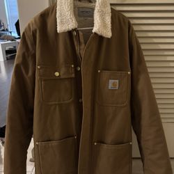 Carhartt Sherpa Lined Jacket size l