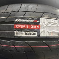 305/35R19 NITTO NT555 RII Tires. New in stock now. 19” inch tires 