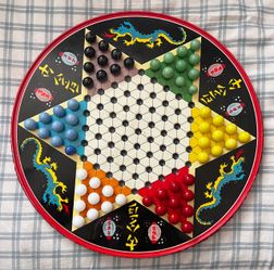 Vintage Chinese Checkers Game