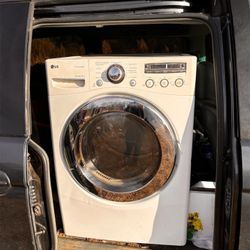 LG  Stackable Front-Load Washer & Electric Dryer Set