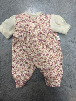 Floral Jumper For Doll