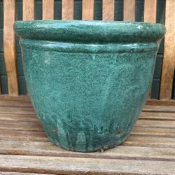 Beautiful Jade Green Ceramic Pot