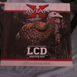Avian X LCD Breeder Hen Decoy & Hunters Specialties Turkey Carry Sling 