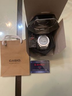 Grey g shock watch