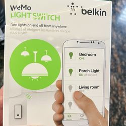 Belkin WeMo Smart Light Switch – Brand New