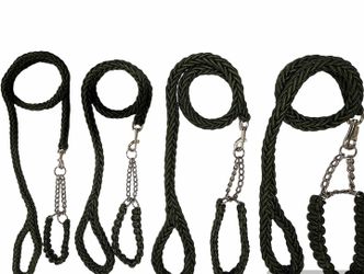 Rope Dog Collar And Leash