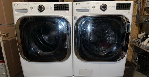 LG Frontload Washer And Electric Dryer Set Oversize (Free Delivery installation Warranty)
