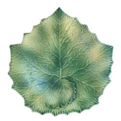 Williams - Sonoma 10 inch Cabbage Green Leaf Plate Dish Made In Italy
