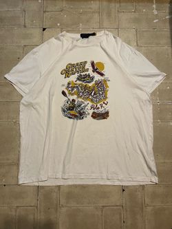 Polo Ralph Lauren Men's Classic Fit Grand Canyon Rafting Graphic Tee White 2XL