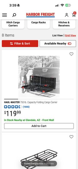HaulMaster basket with 2 motorcycle chocks