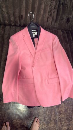 Pink tuxedo with the black pants Pink tuxedo with the black pants