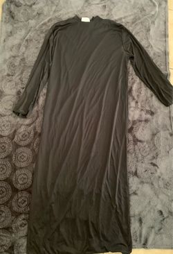 Black gown costume