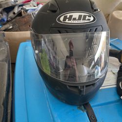 Motorcycle Helmet And Gloves 