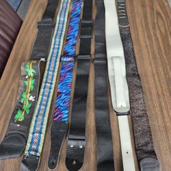 Bass And Guitar Straps From My Collection