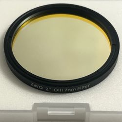 ZWO 2” OIII 7nm D2 Filter Astrophotography Filters ZWO-OIII Oxygen III
