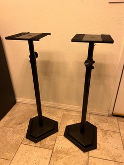 On-Stage Studio Monitor Stands Pair
