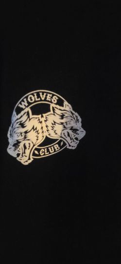 Dark Sport Wolbes Club Hoodie  Dark Knight Rises Collaboration Size Large #915 out of ONLY 1000 Made Side by Side Wolf and  Dark Knight print on Back