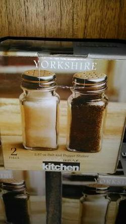 Salt & pepper shakers* new in box