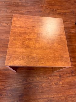 Wood coffee table