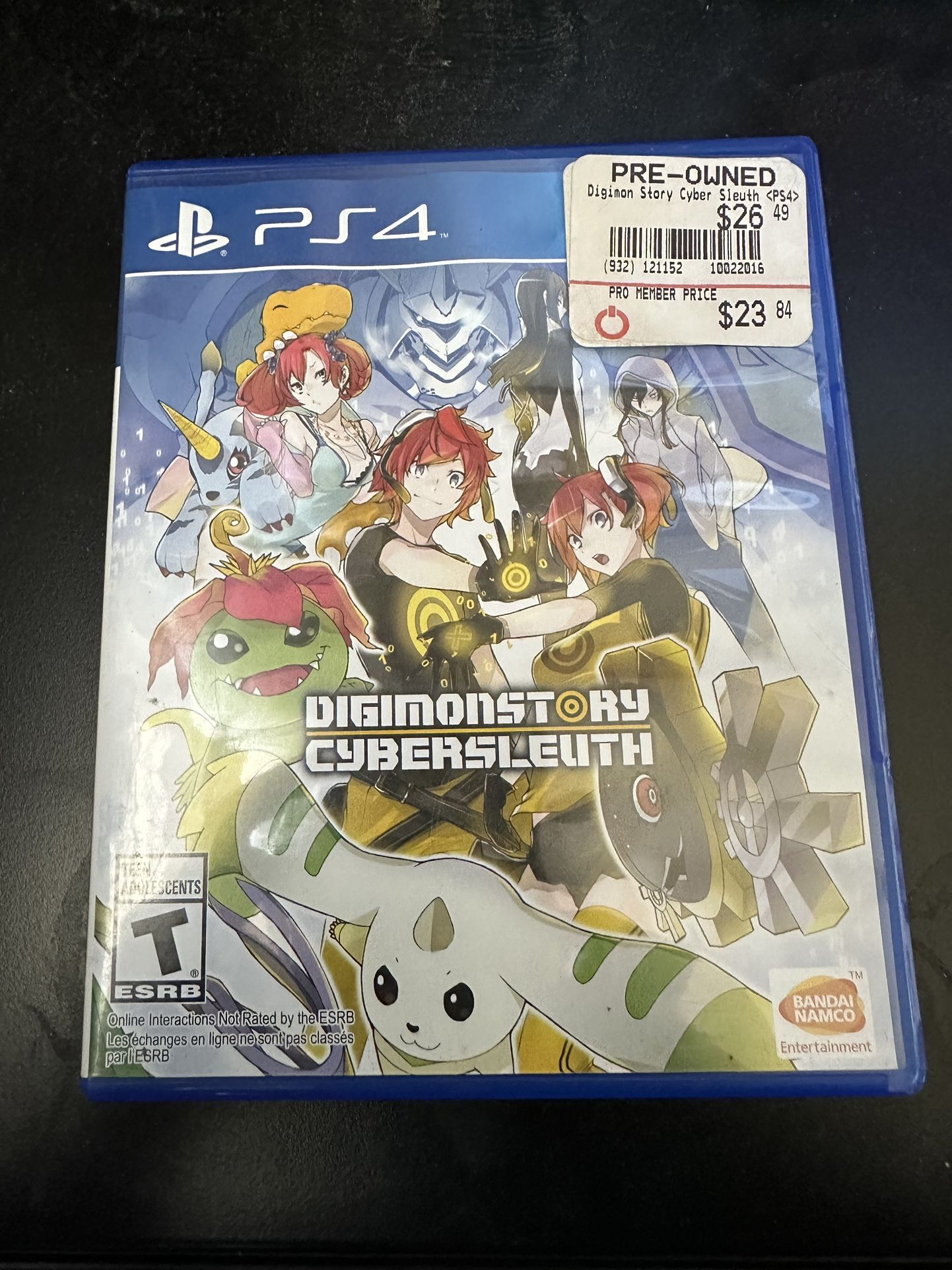 Digimomestory Cyber sleuth PS4