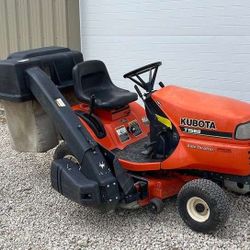 Kubota T1560 Lawn Mower Tractor Bagger System 