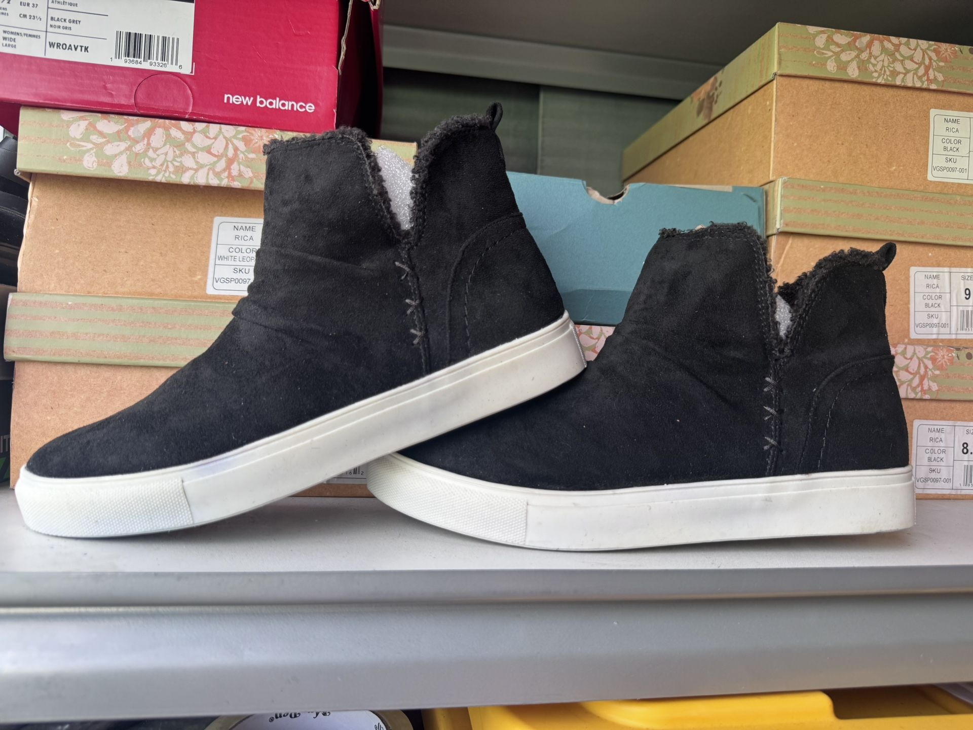 New Black Sneakers /booties