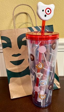 Starbucks Target Exclusive Venti tumbler with straw