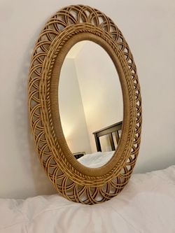 Vintage Burwood 30” Oval Mirror 1980 - Excellent Condition